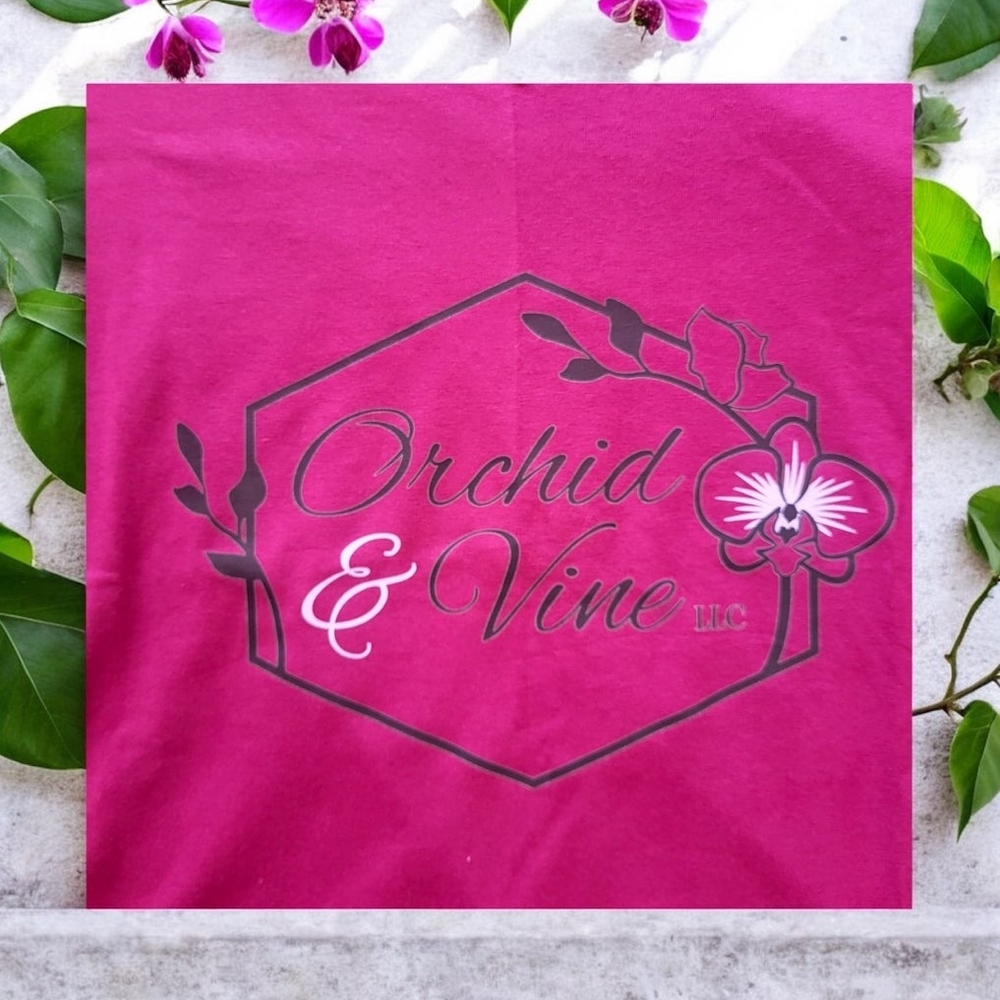 Orchid & Vine Women's Pink Short Sleeve Tee